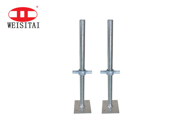 건축 건물용 강철 중공 또는 솔리드 비계 스크류 잭 베이스